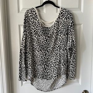 Cheetah Low Back Sweater